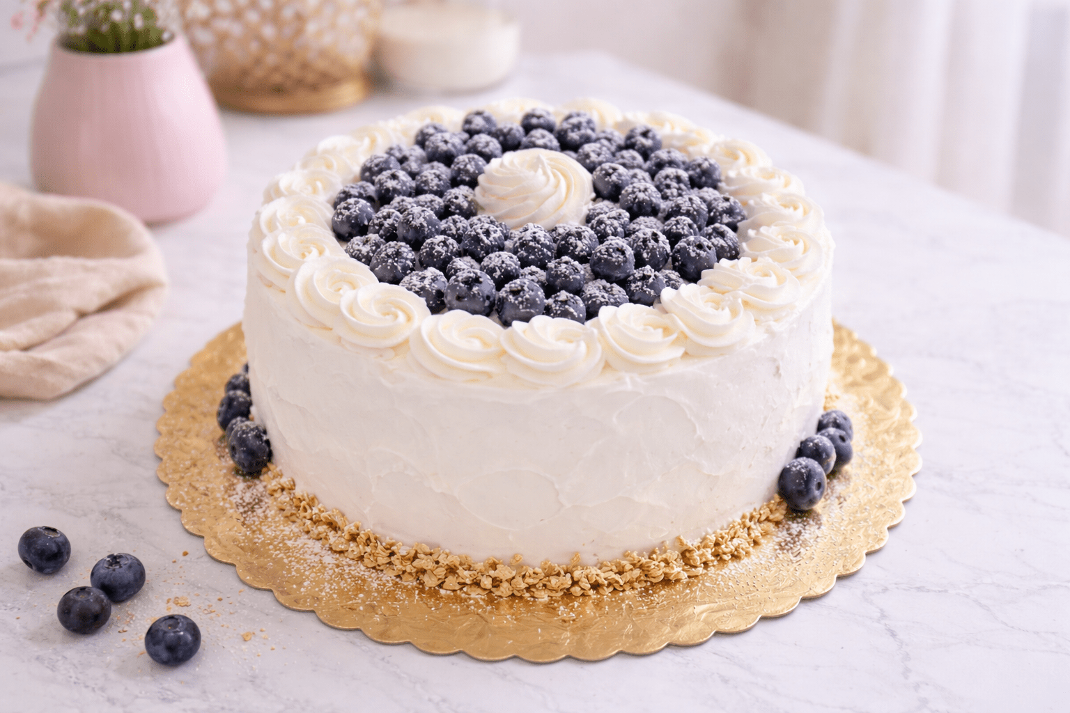 Heidelbeersahnetorte